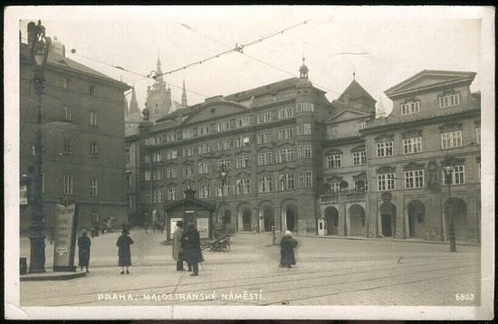 Praha  Malostranske namesti | antikvariat - detail pohlednice