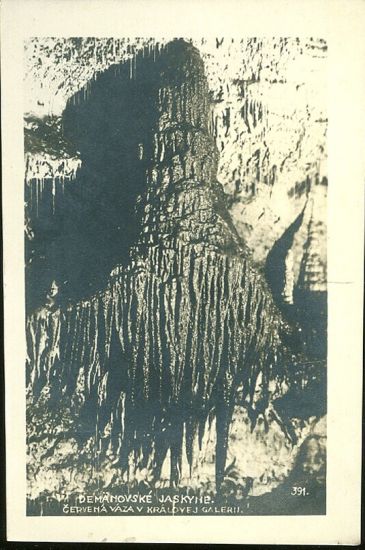 Damenovske jaskyne | antikvariat - detail pohlednice