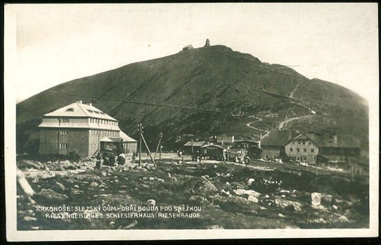 Krkonose  Slezsky dum  Obri bouda pod Snezkou | antikvariat - detail pohlednice