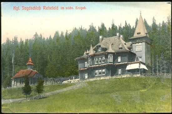 Kgl Jagdschloss Rehefeld im Erzgebirge | antikvariat - detail pohlednice