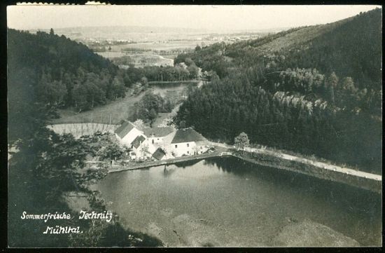 Sommerfrische Jechnitz Muhltal | antikvariat - detail pohlednice
