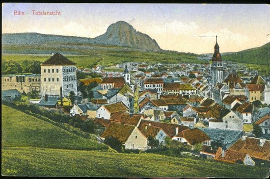Bilin Bilina  Teplice Totalansicht | antikvariat - detail pohlednice