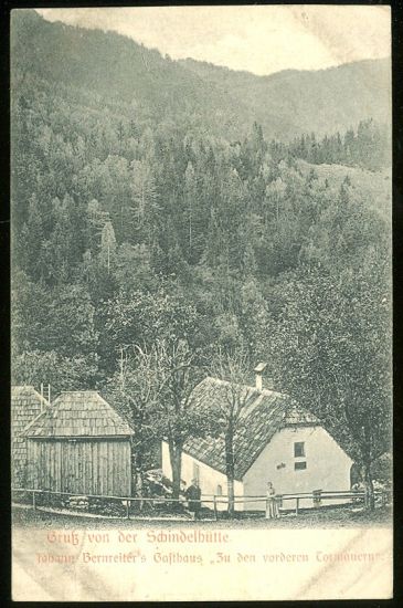 Gruss von der Schindehutte | antikvariat - detail pohlednice