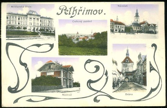 Pelhrimov | antikvariat - detail pohlednice