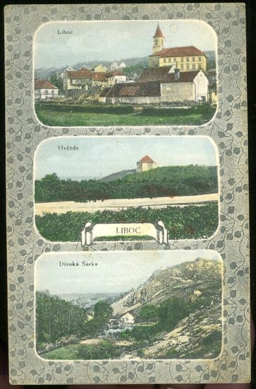 Liboc | antikvariat - detail pohlednice