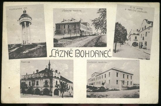 Lazne Bohdanec | antikvariat - detail pohlednice