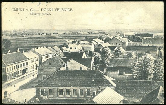 Cmunt v C  Dolni Velenice | antikvariat - detail pohlednice