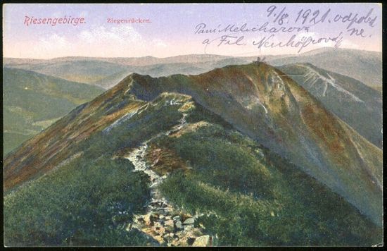 Riesengebirge Ziegenrucken | antikvariat - detail pohlednice