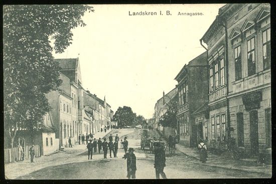 Lanskron i Bohmen Lanskroun Annagasse | antikvariat - detail pohlednice
