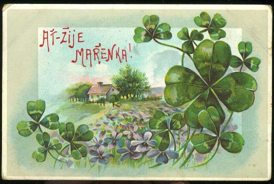 At zije Marenka | antikvariat - detail pohlednice