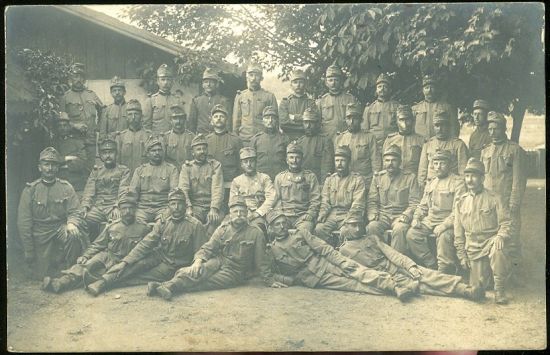 Vojaci  skupina | antikvariat - detail pohlednice