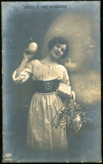 Vesele Velikonoce | antikvariat - detail pohlednice