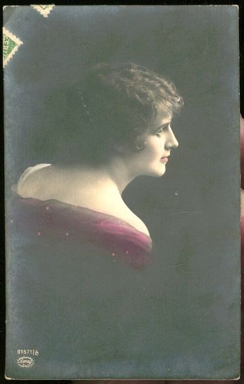 Dama I | antikvariat - detail pohlednice