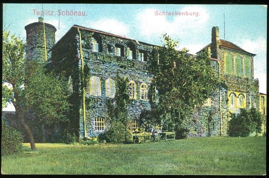 Teplitz  Schonau  Schlackenburg | antikvariat - detail pohlednice