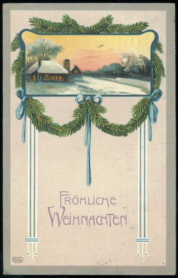 Frohliche Weinnachten | antikvariat - detail pohlednice