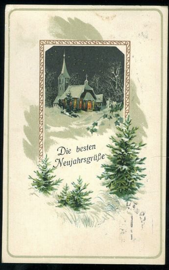 Die besten Neujahrsgrusse | antikvariat - detail pohlednice