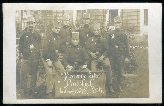 Zdravotni ceta Prazskych deti  Insbruck 1913 | antikvariat - detail pohlednice