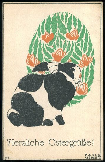 Herzliche Ostergrusse | antikvariat - detail pohlednice