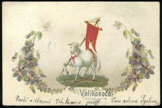 Velikonoce | antikvariat - detail pohlednice