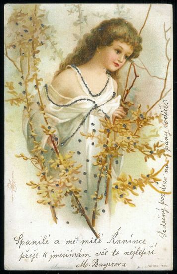 Srdecny pozdrav | antikvariat - detail pohlednice