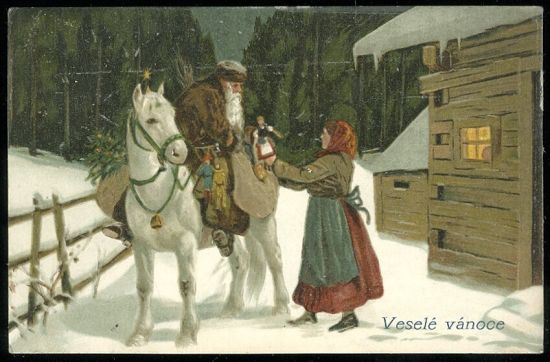 Vesele Vanoce | antikvariat - detail pohlednice