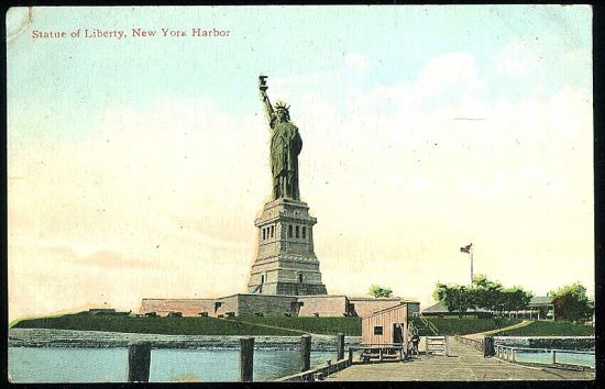 Statue of Liberty New York Harbor | antikvariat - detail pohlednice