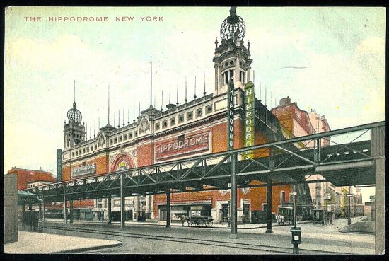 The hippodrome New York | antikvariat - detail pohlednice