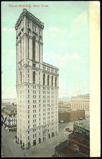 Times Building New York | antikvariat - detail pohlednice