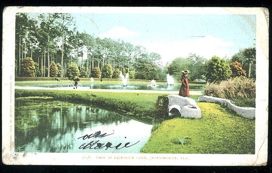 Riverside Park Jaksonville Fla | antikvariat - detail pohlednice