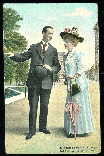 To Madison Park then let us go  | antikvariat - detail pohlednice
