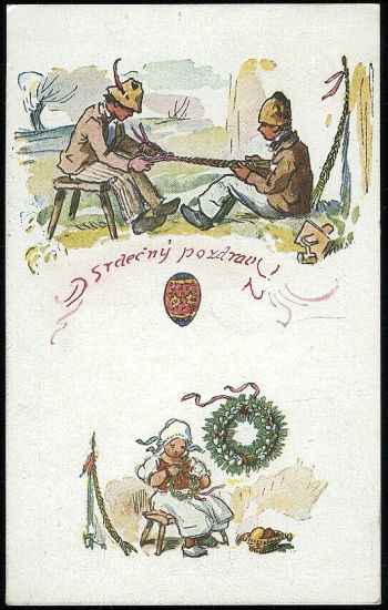 Srdecny pozdrav - Kaspar Adolf | antikvariat - detail pohlednice