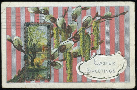Easter Greetings | antikvariat - detail pohlednice