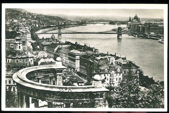 Budapest | antikvariat - detail pohlednice