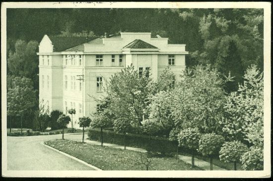 Lazne Velichovky  Vila Domov | antikvariat - detail pohlednice