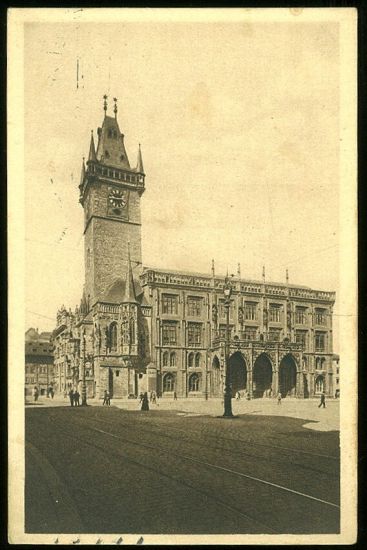 Praha  Staromestska radnice | antikvariat - detail pohlednice