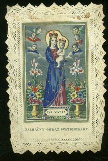 Svaty obrazek  Ave Maria | antikvariat - detail pohlednice