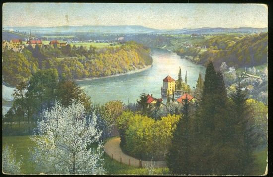Rheinfall | antikvariat - detail pohlednice