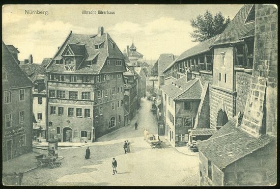 Nurberg  Albrech Durerhaus | antikvariat - detail pohlednice