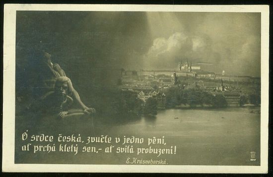 O srdce ceska zvucte v jeho peni  Praha | antikvariat - detail pohlednice