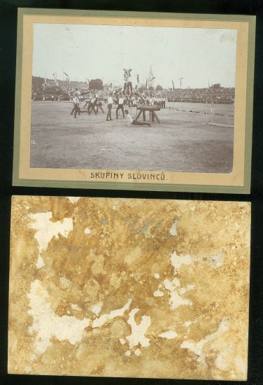 Zajezd na slavnosti chorvatskeho Sokolstva 1906 | antikvariat - detail pohlednice
