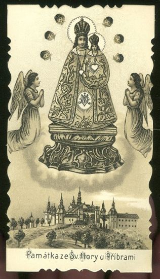 Svaty obrazek  Pamatka ze Sv Hory u Pribrami | antikvariat - detail pohlednice