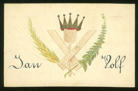 Prani  Jan Volf | antikvariat - detail pohlednice