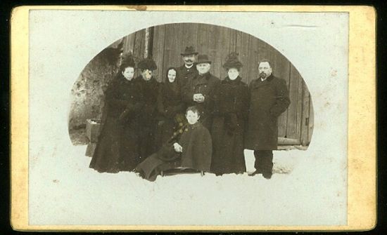 Spolecnost na snehu | antikvariat - detail pohlednice