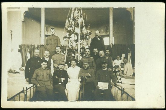 Vanoce ve vojenskem spitale | antikvariat - detail pohlednice