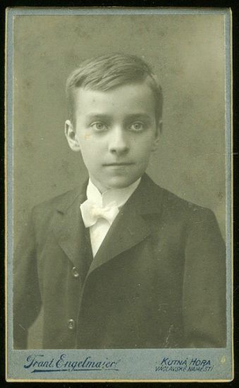 Chlapec | antikvariat - detail pohlednice