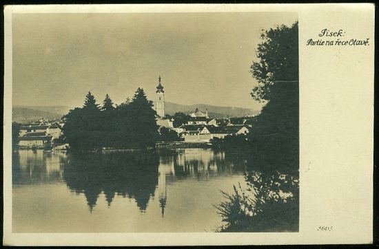 Pisek  partie na rece | antikvariat - detail pohlednice