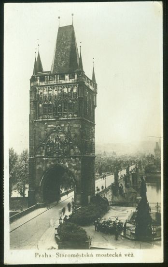 Praha  Staromestska mostecka vez | antikvariat - detail pohlednice