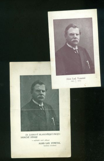 Alois Lad Vymetal  hudebni skladatel | antikvariat - detail pohlednice