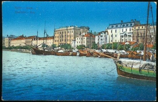 Split | antikvariat - detail pohlednice