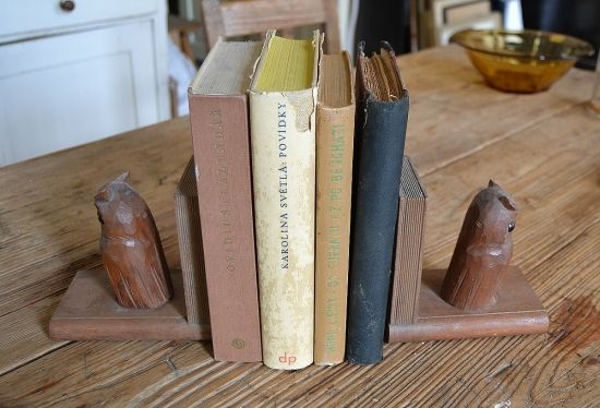 Sova  drzak na knihy | antikvariat - detail starozitnosti